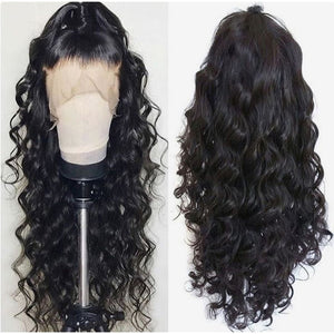 Front lace chemical fiber wig