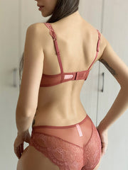 Load image into Gallery viewer,  Lace Bra &amp; Panties Lingerie Set
