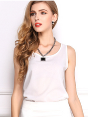 Load image into Gallery viewer, Women Sleeveless T-shirts
