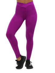 Load image into Gallery viewer, solid color V waist  leggings
