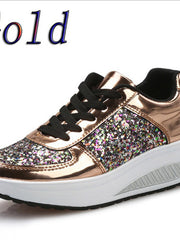 Load image into Gallery viewer, Sequin women&#39;s sneakers
