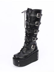 Load image into Gallery viewer, Punk high boots
