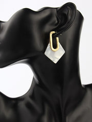 Load image into Gallery viewer, Vintage Acrylic Geometric Earrings
