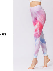 Load image into Gallery viewer, Printed Fitness Yoga Leggings
