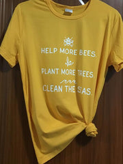 Load image into Gallery viewer, Help More Bees T-Shirts

