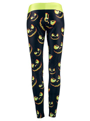 Load image into Gallery viewer, Halloween Leggings Lighting Pumpkin - vendach
