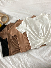 Load image into Gallery viewer, Front Knot T-shirts
