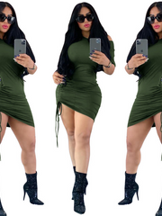 Load image into Gallery viewer, Side Drawstring Dresses
