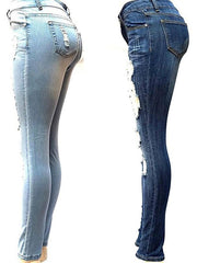 Load image into Gallery viewer, Women&#39;s Skinny Ripped Jeans - vendach
