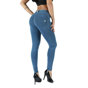 Low Waist Booty Popping Jeans