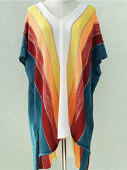 Load image into Gallery viewer, Sexy Beach Cover Up with Stripes
