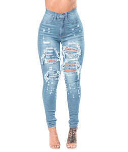 Ripped Denim Pants