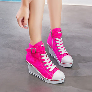 High-top Women Canvas Style Shoes