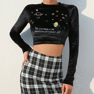 Stars Embroidered Long Sleeve 
