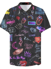 Load image into Gallery viewer, Letter Print Shirts
