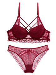 Load image into Gallery viewer, Floral Lace Bra &amp; Underwear
