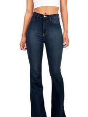 Load image into Gallery viewer, High Waisted Jeans w/ Wide Bottoms
