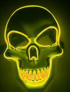Halloween Skeleton Mask LED Glow