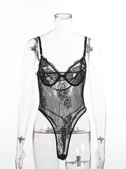 Load image into Gallery viewer, Sheer Lace Bodysuit
