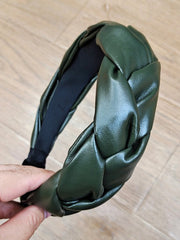 Load image into Gallery viewer, European and American Leather Twist Braid Headband

