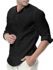 Load image into Gallery viewer, New Men&#39;s Summer Long Sleeve Cotton Shirts - vendach
