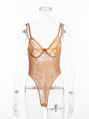 Load image into Gallery viewer, Sheer Lace Bodysuit
