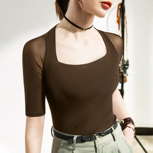 Elbow Sleeve Top