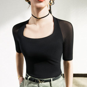 Elbow Sleeve Top