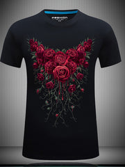 Load image into Gallery viewer, Men Rose Tshirts
