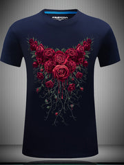 Load image into Gallery viewer, Men Rose Tshirts

