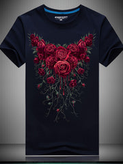 Load image into Gallery viewer, Men Rose Tshirts
