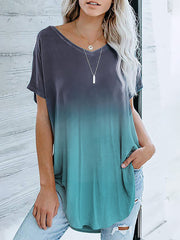 Load image into Gallery viewer, Gradient Loose T-Shirts
