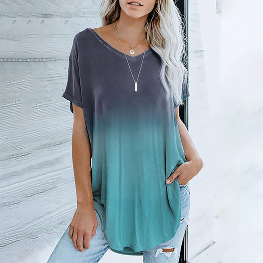 Gradient Loose T-Shirts