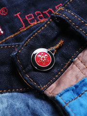 Load image into Gallery viewer, Patches Denim Jeans
