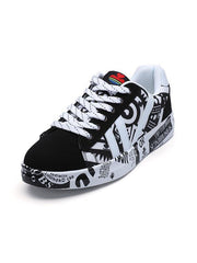 Load image into Gallery viewer, Printed Canvas Sneakers
