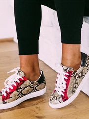 Load image into Gallery viewer, Snakeskin Pattern Sneakers
