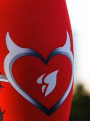 Load image into Gallery viewer, Red &amp; Black Print Leggings
