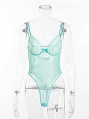 Load image into Gallery viewer, Sheer Lace Bodysuit
