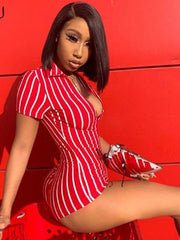 Load image into Gallery viewer, Striped Romper
