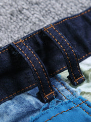 Load image into Gallery viewer, Patches Denim Jeans
