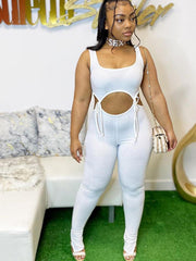 Load image into Gallery viewer, Four Point Lace Ties Bodycon Bodysuit
