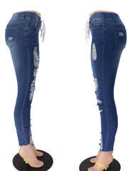 Load image into Gallery viewer, Drawstring Jeans 
