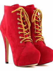 Load image into Gallery viewer, Suede High Heeled Boots
