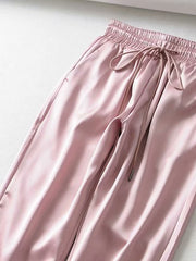 Load image into Gallery viewer, loose casual lace-up pants
