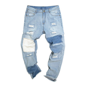 Old School Style Patches jeans