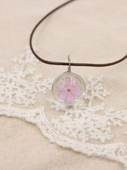 Load image into Gallery viewer, Handmade Resin Floral Pendant Necklace
