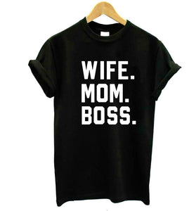 WIFE MOM BOSS T-shirt