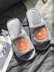 Load image into Gallery viewer, Indoor Slippers Fruits Print

