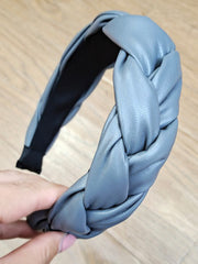 Load image into Gallery viewer, European and American Leather Twist Braid Headband
