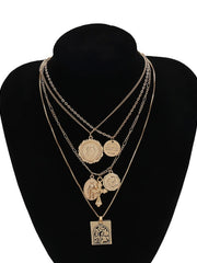 Load image into Gallery viewer, Vintage 4 Set Separable Chain w/ Multi Pendants
